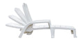 White Resin Chaise Lounge Z59897