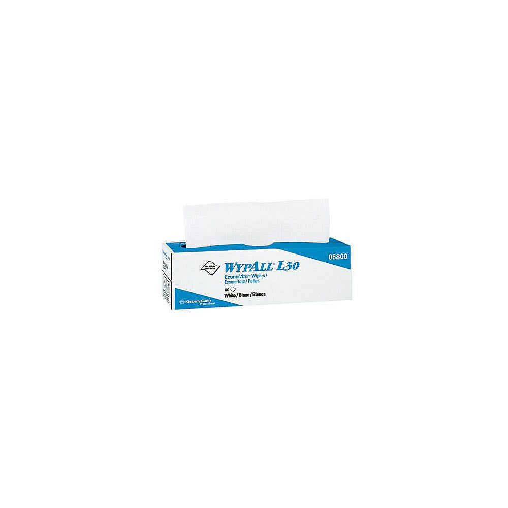 White Pop-Up Box Wipers J553482