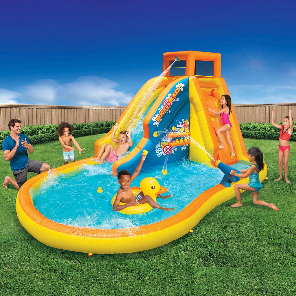 Inflatable Water Park with Water Blast Cannon H780525