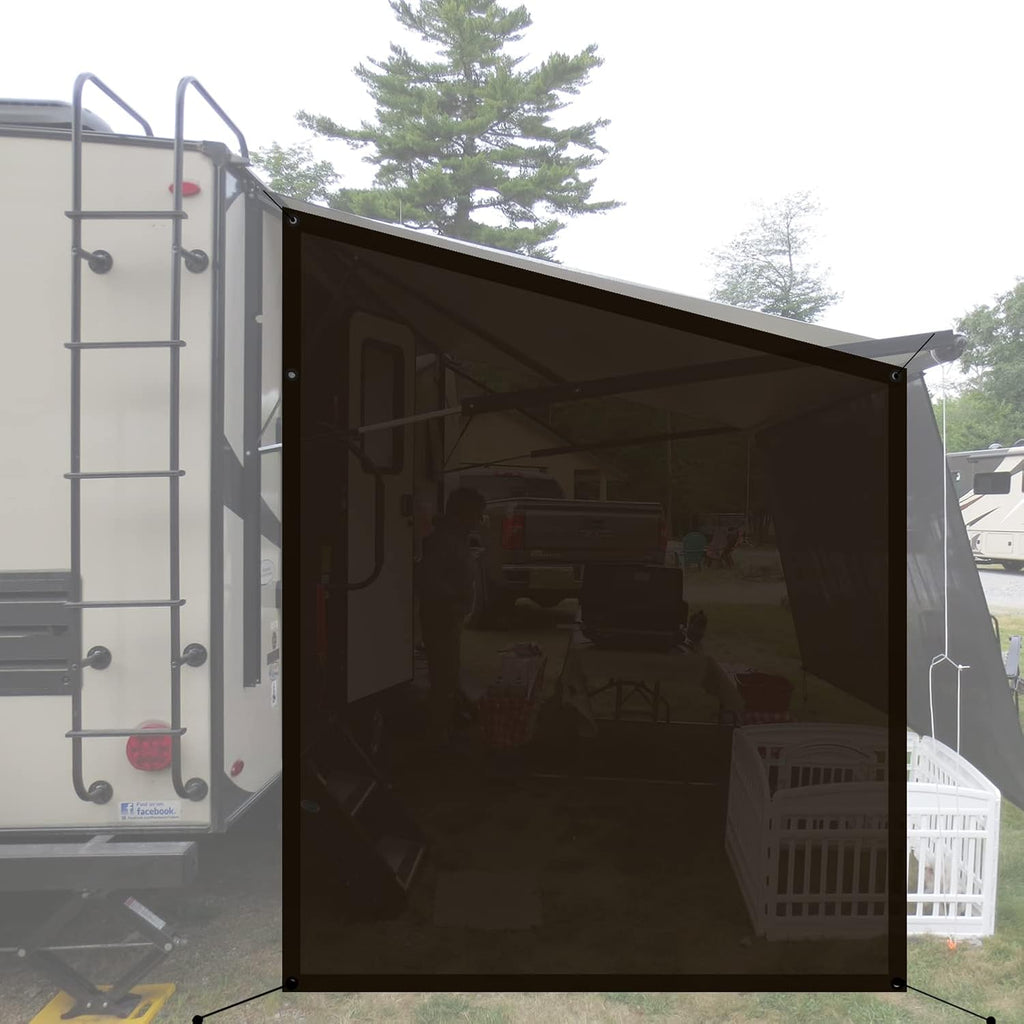 Black Mesh Sun Shade Screen 9' 6'' X 7' 6'' S345