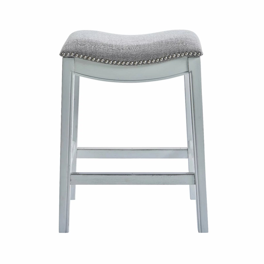 26" Farmhouse Wood Counter Height Stool V296979