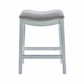 26" Farmhouse Wood Counter Height Stool V296979