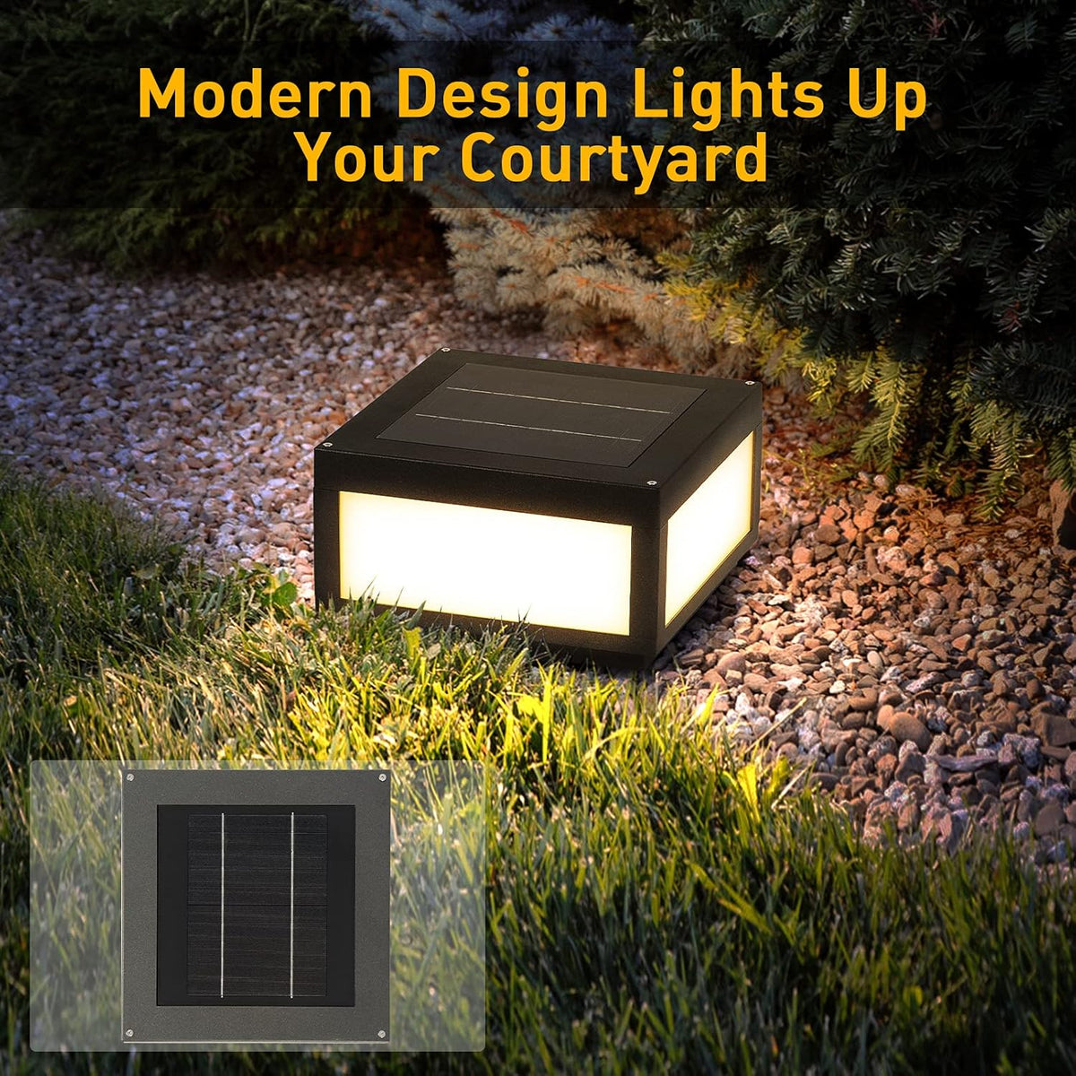 Outdoor Post Light LED Deck Cap Light with IP54 Waterproof E26 Bulb A520990