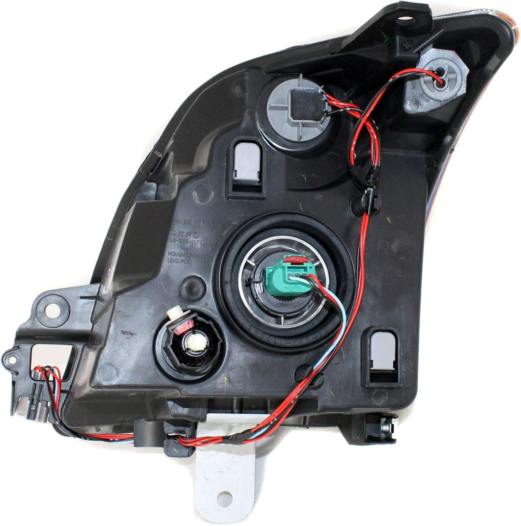 Headlight Assembly Set of 2 Halogen I329