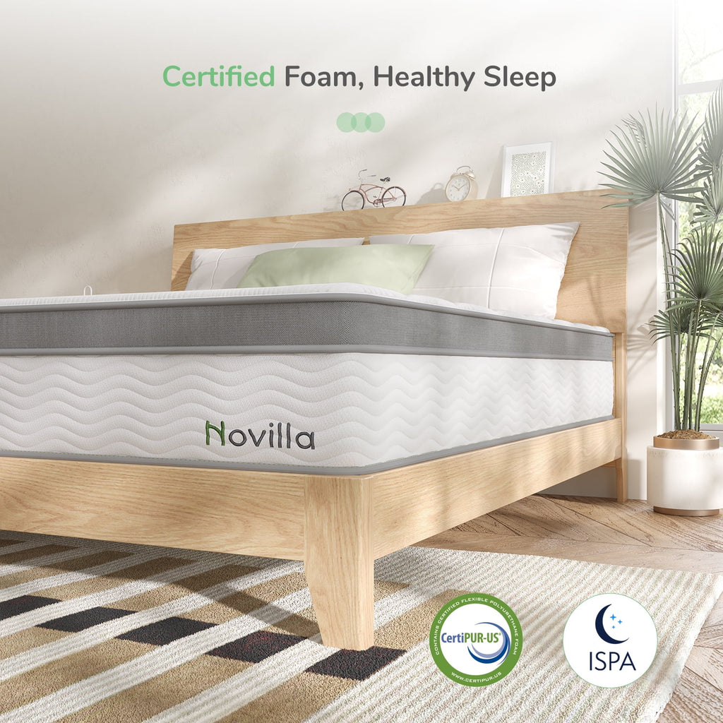 Queen Size Memory Foam Pocket Spring Hybrid Mattress V554
