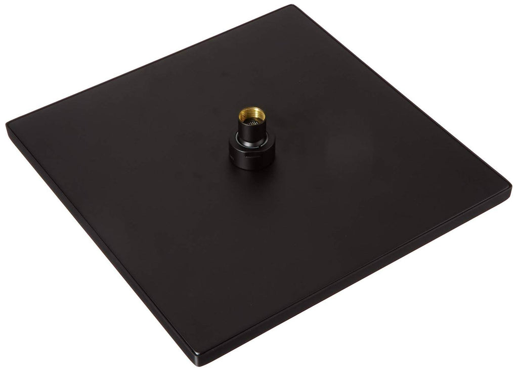 Matte Black Metal Raincan Shower Head P3188