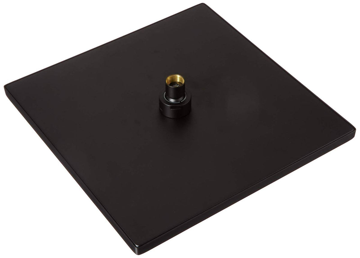 Matte Black Metal Raincan Shower Head P3188