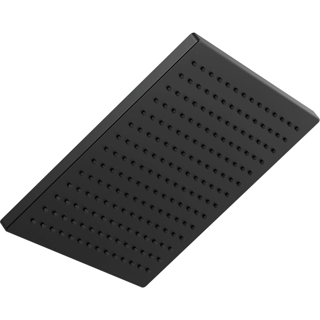 Matte Black Metal Raincan Shower Head P3188