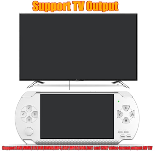 Handheld Game Console with 1200 Games 4.3'' HD Screen J5708