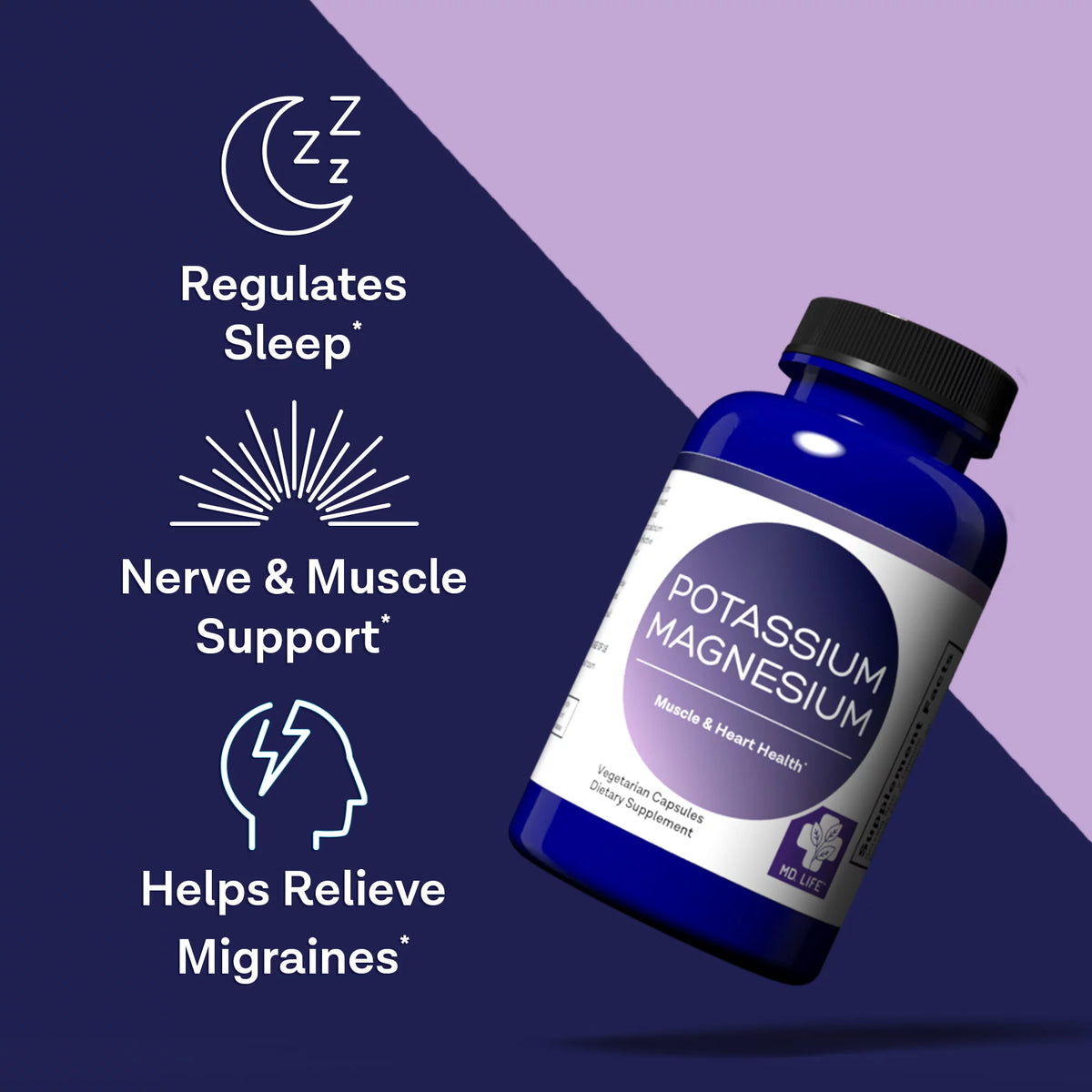 Magnesium Potassium Supplement 120 Ct N18304