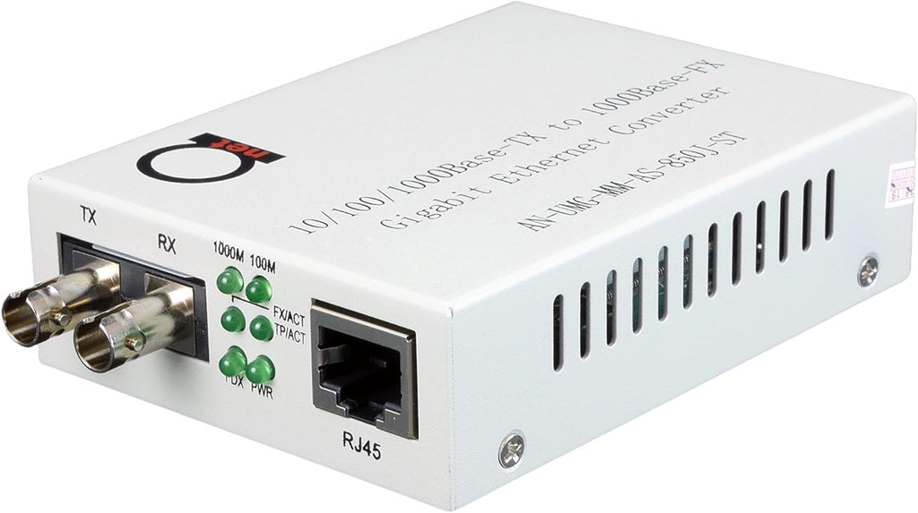 ST Gigabit Fiber Media Converter to UTP Cat5e RJ-45 V85602