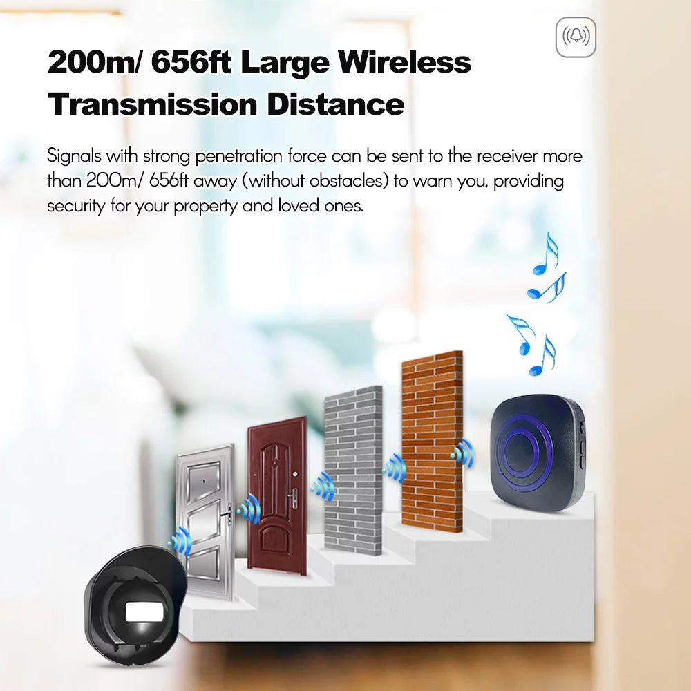 Wireless Driveway Alarm Motion Sensor Alarm 1 Receiver 2 Transmitters J8069