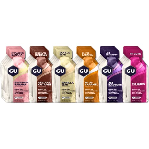 24-Count Assorted Flavors Energy Gel H204