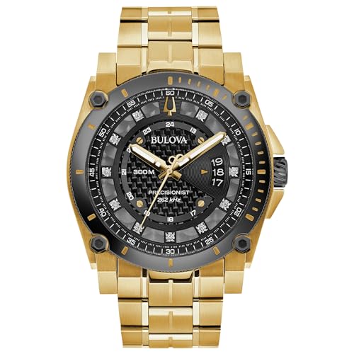 Grey IP and Rose Gold Watch, 300M Water Resistant Y314