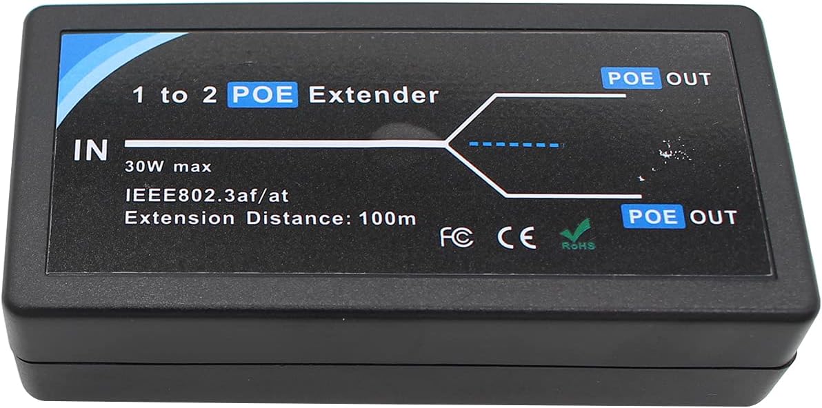 2 Port PoE Extender 100m 10,100Mbps Z74191
