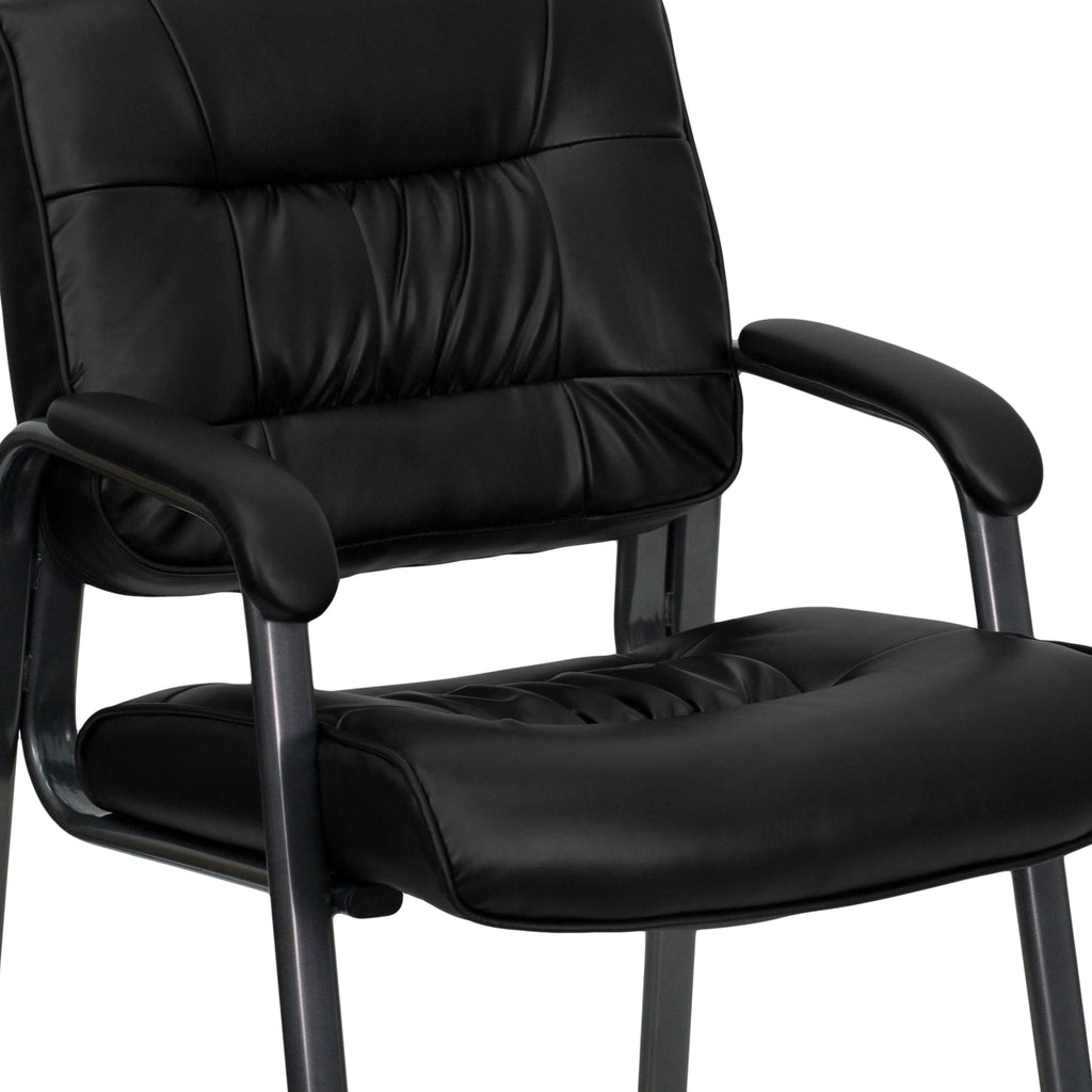 Leather Blend Reception Chair L8296