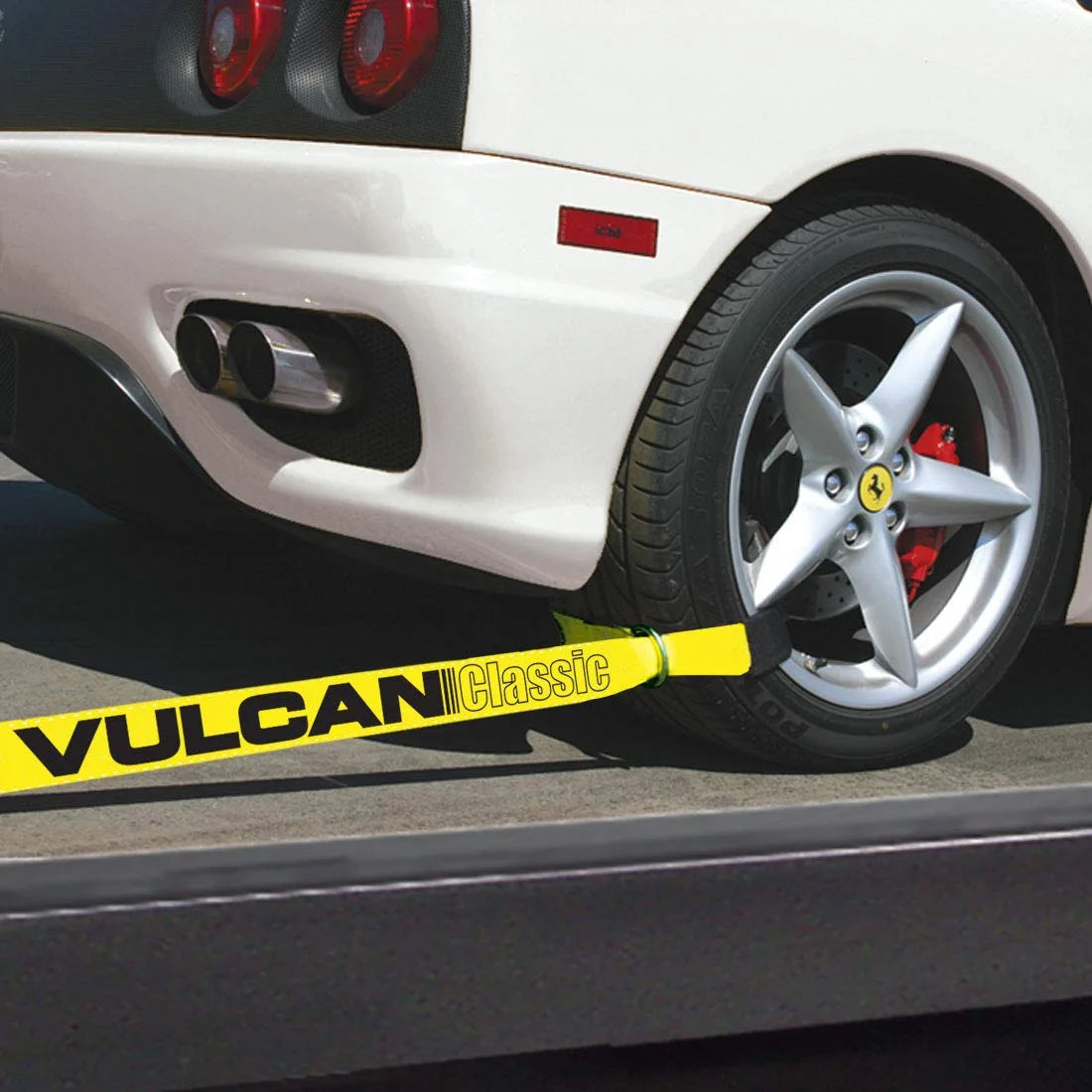 Yellow 2 inch x 144 inch Ratchet Tie Down 4 Pack S78779