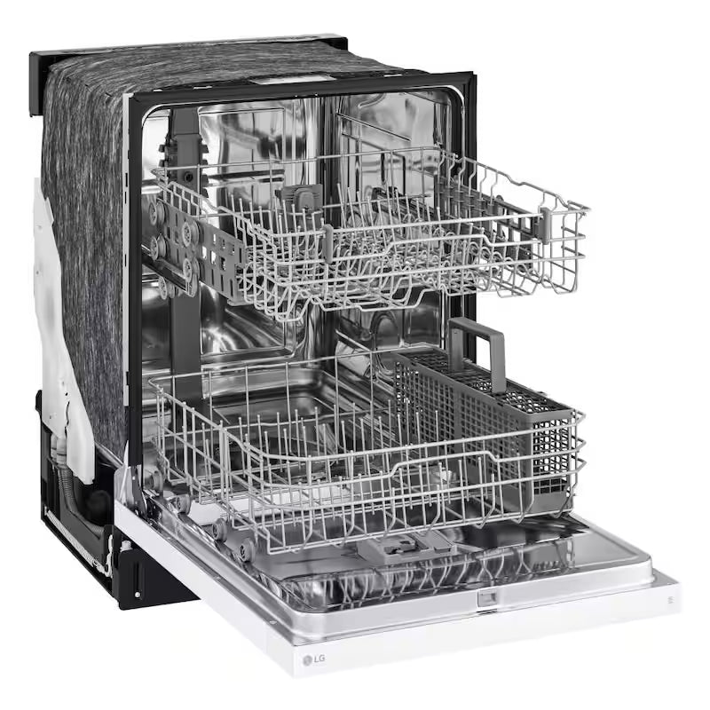 White Front Control Dishwasher with Stainless Steel Tub S938729