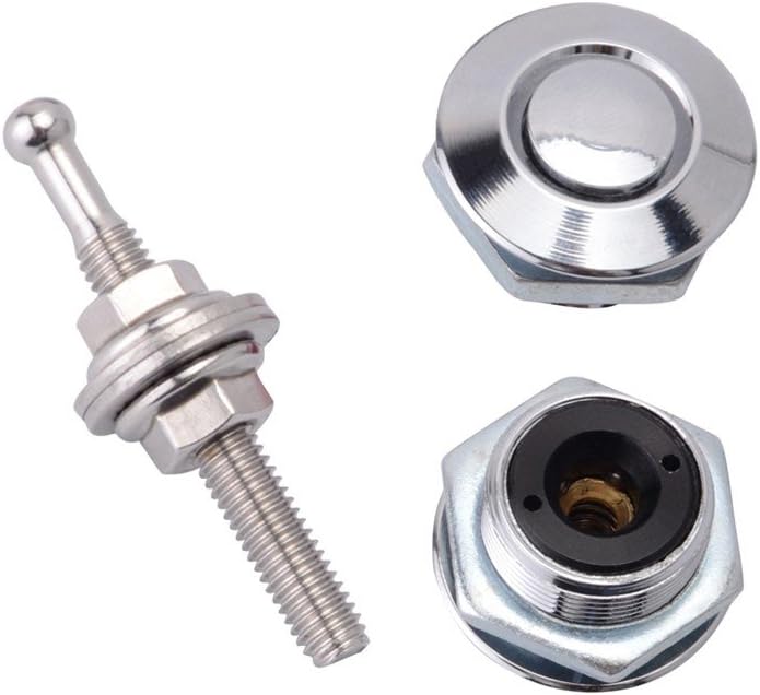 Quick Release Hood Pins 2 Pack 2.44" Diameter Black X36186