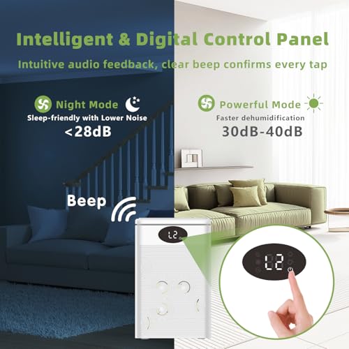 75oz Small Quiet Dehumidifier with Timer W90202