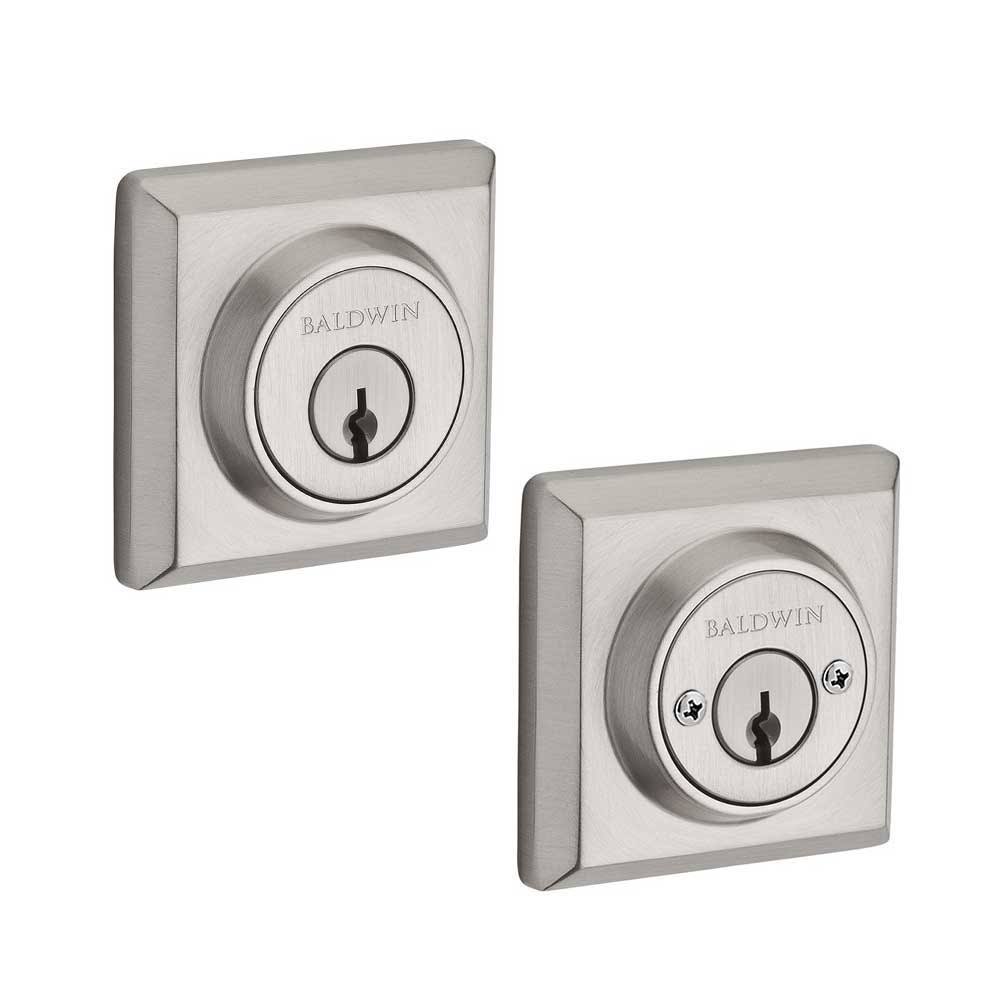 Satin Nickel Keyed Entry Double Cylinder Deadbolt E5871