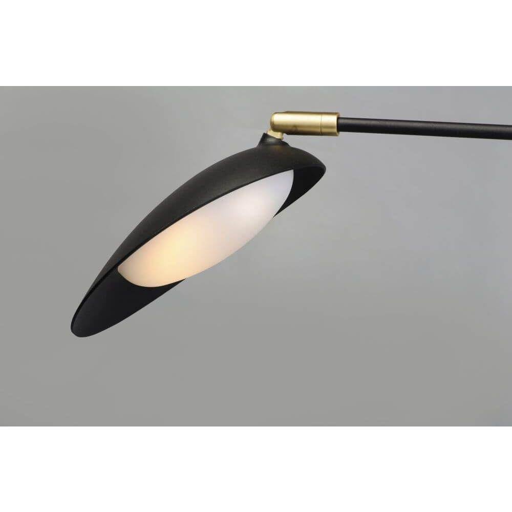 Black Satin Brass LED Wall Sconce M652