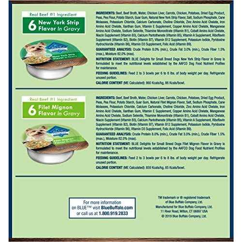 Small Breed Wet Dog Food Variety Pack D98193