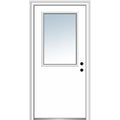 Flush Smooth Fiberglass Prehung Left Hand Inswing Entry Door T731999