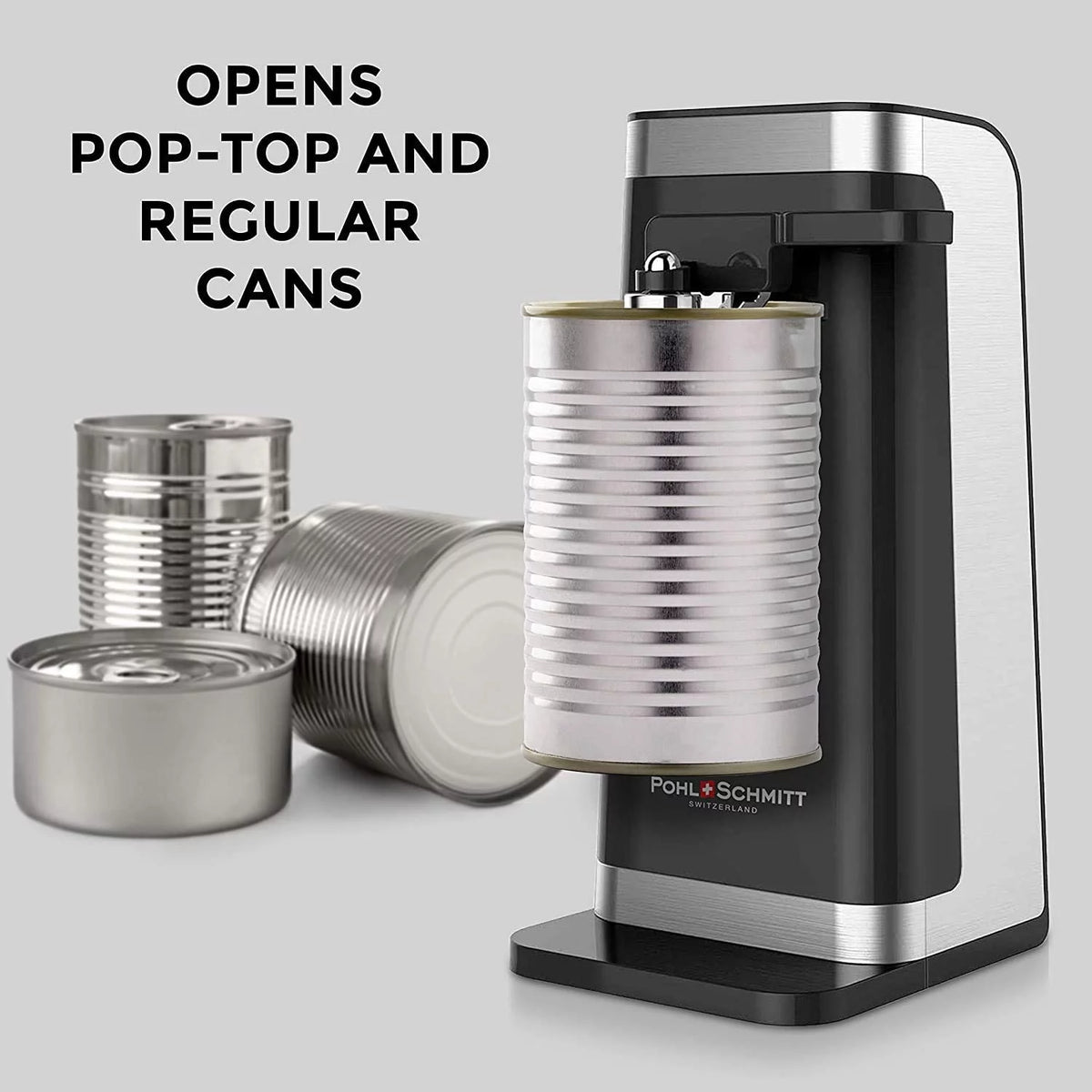 Electric Can Opener with Knife Sharpener and Bottle Opener I863
