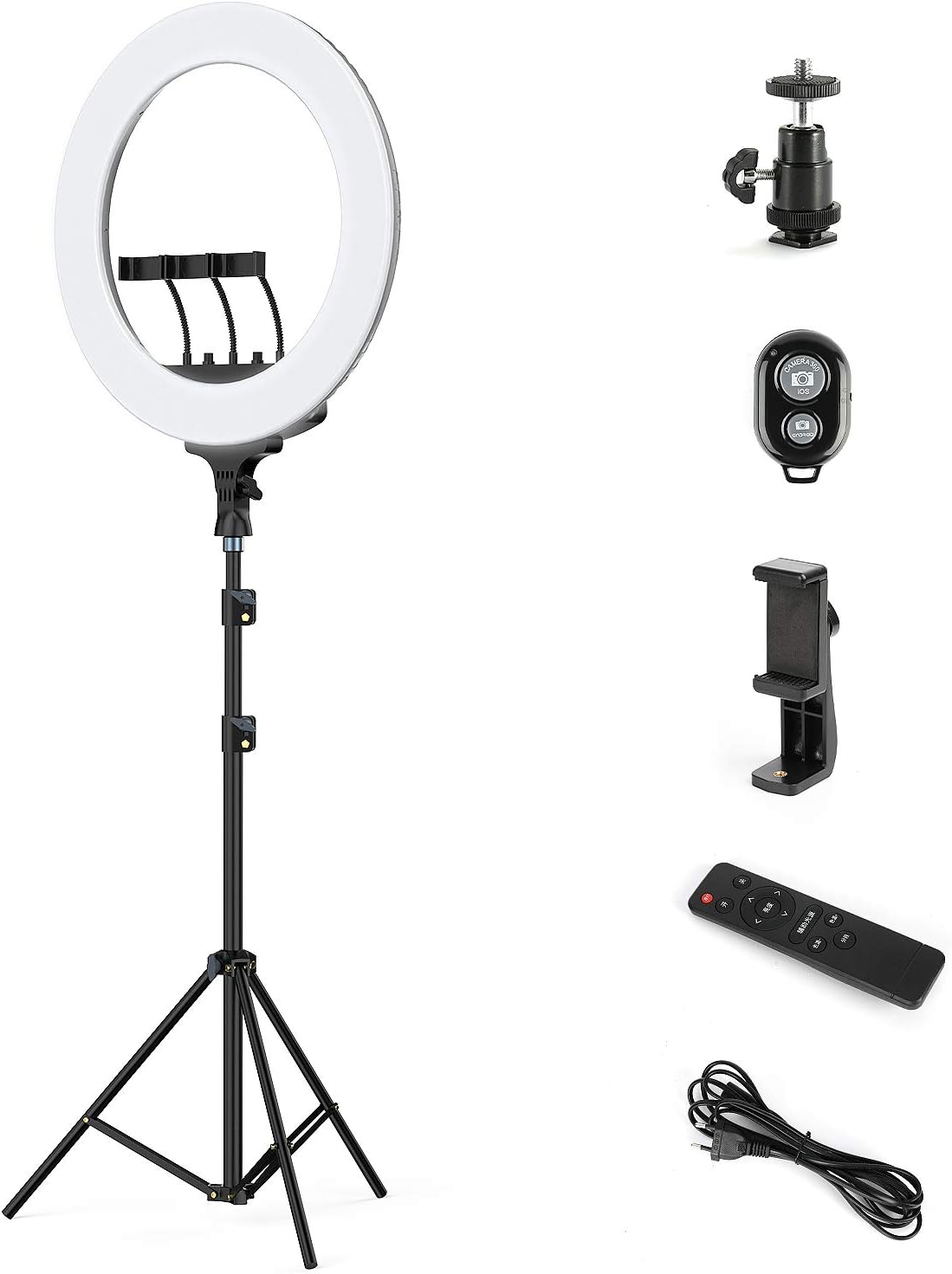 18 inch RGB Ring Light with Tripod Stand Q41357