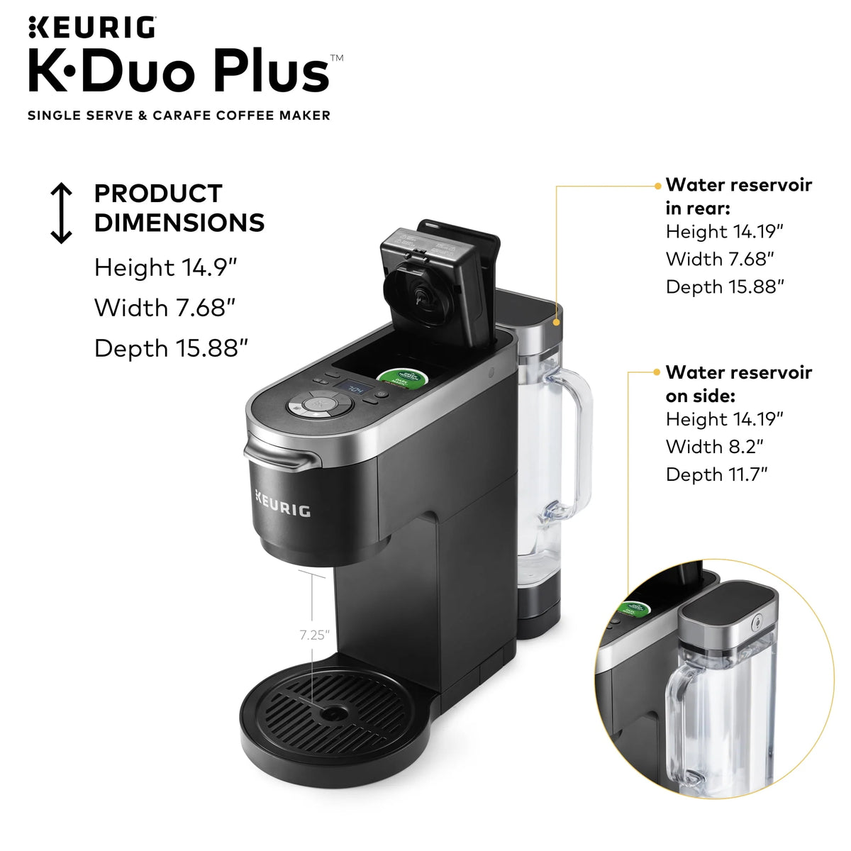 Single Serve & Carafe Coffee Maker G54743