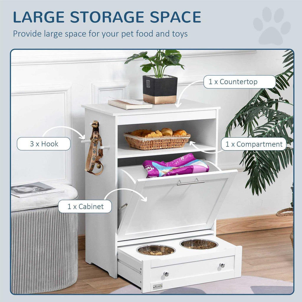 Raised Dog Bowl Pet Feeder Station C555