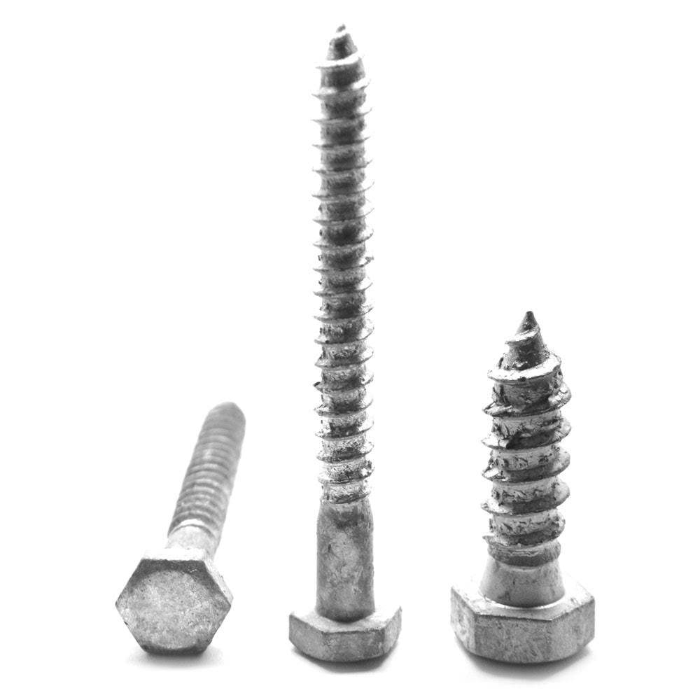 Hex Lag Screw Low Carbon Steel Hot Dip Galvanized F637863