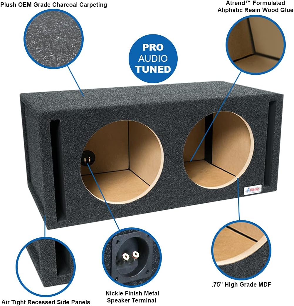 10” Dual Vented Subwoofer Enclosure I2568