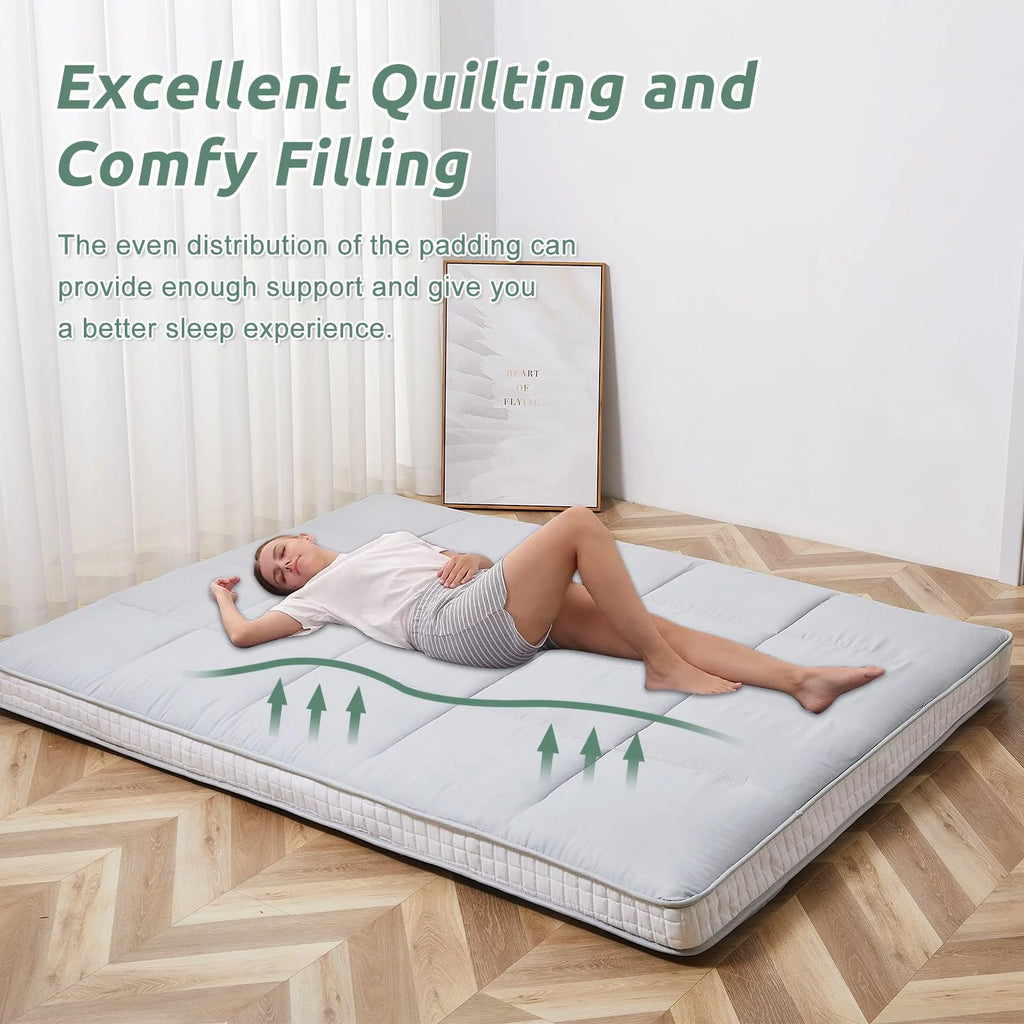 Japanese Floor Futon Mattress Thicken Foldable Roll Up Sleeping Pad J178811