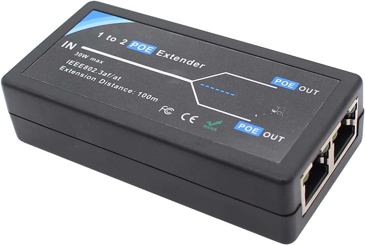 2 Port PoE Extender 100m 10,100Mbps Z74191