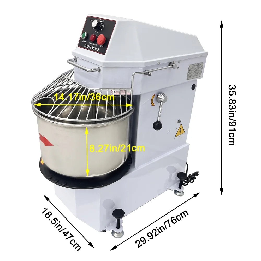 20L Dough Mixer with Detachable Bucket L4328