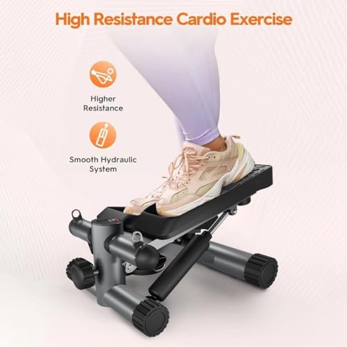 Mini Stepper with Resistance Bands and LCD Monitor H72204