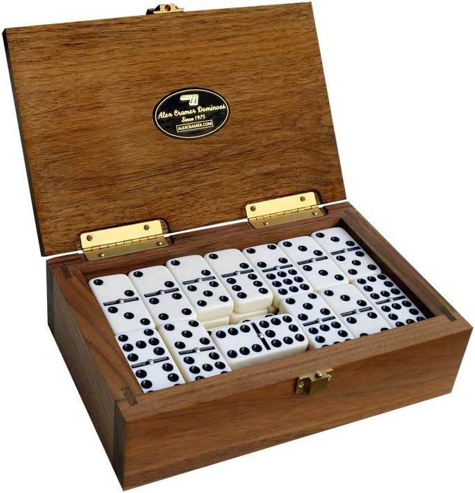 Black Walnut Domino Set S62170