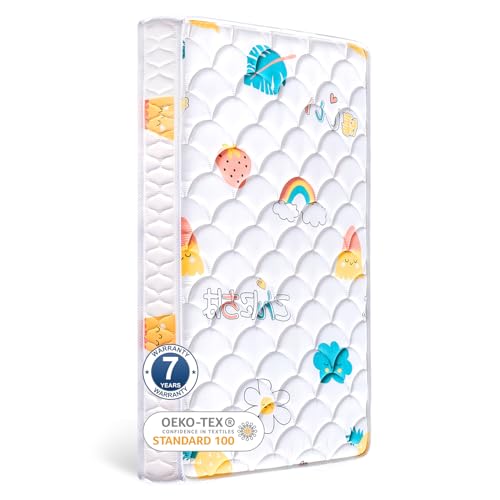 Dual-Sided Baby Crib Mattress and Toddler Mattress 52" x 27.6" x 5" S322