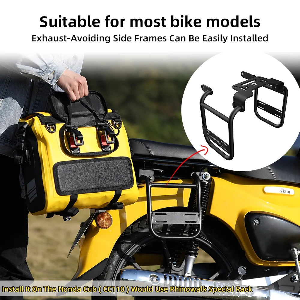 Motorcycle Bag 15l Removable Waterproof Side Pouch Z548
