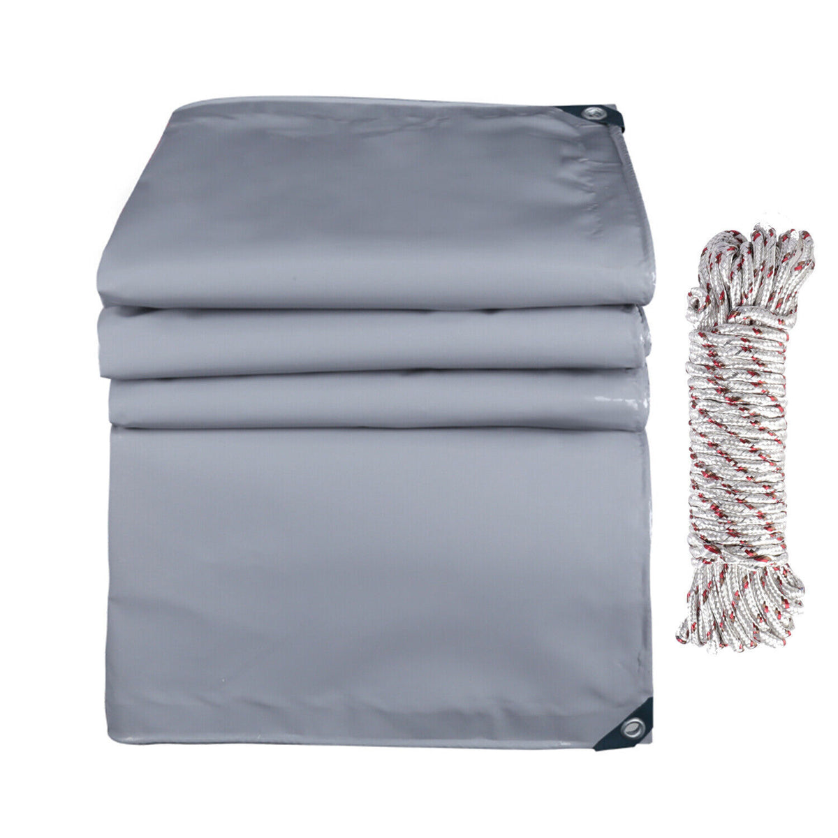 3*5 Meter Grey Waterproof PVC Tarpaulin Canopy Cover Z579
