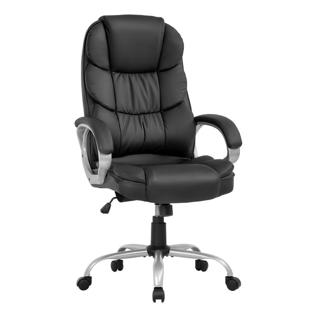 Black Faux Leather High Back Desk Chair V143893