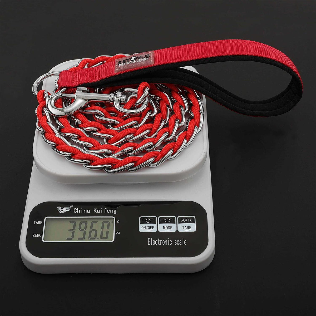 Chew Proof Metal Chain Dog Leash for Medium Large Dogs M42100