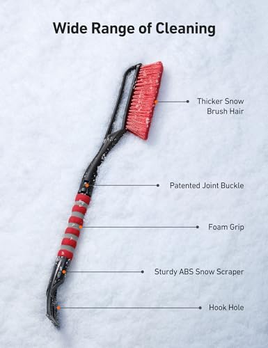 2 Pack 27" Snow Brush and Ice Scrapers U944814