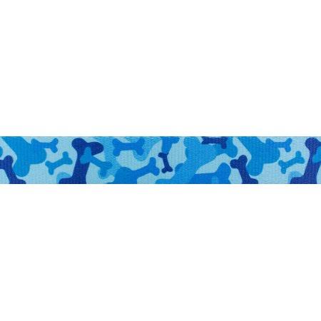 1 inch Blue Bone Camo Polyester Webbing, 50 Yards X95635