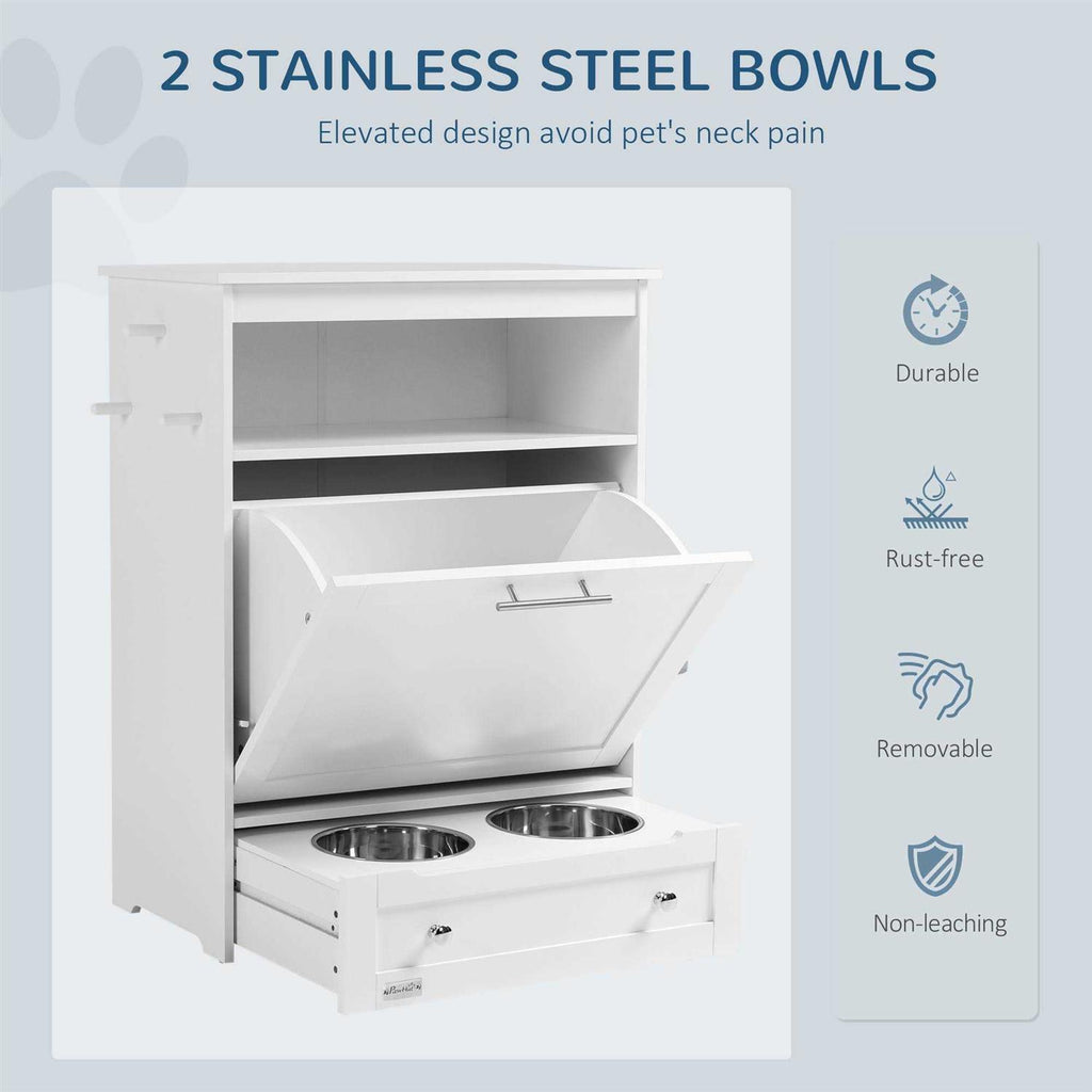 Raised Dog Bowl Pet Feeder Station C555