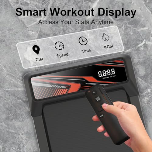 2.5 HP Low Noise Walking Pad Treadmill with Remote Control E714