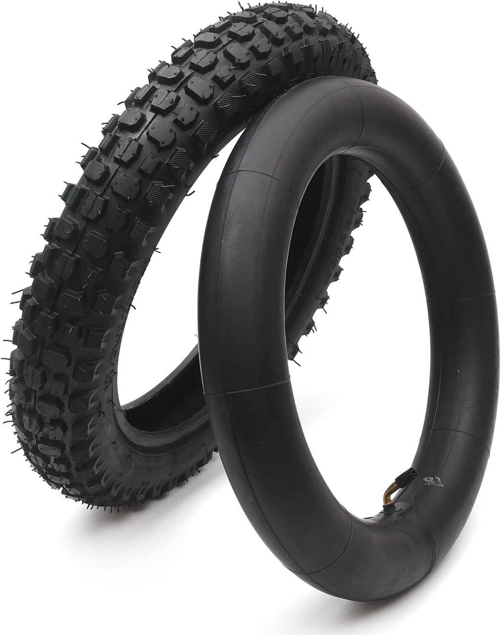 3.00-12 Knobby Motocross Bike Tire and Tube Set with TR87 Valve Stem A313