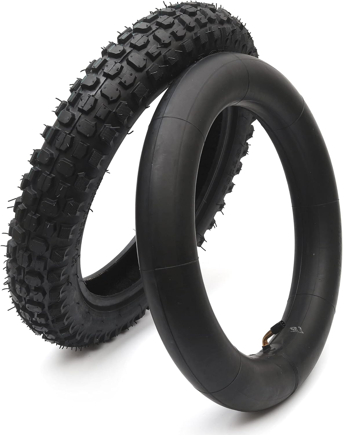 3.00-12 Knobby Motocross Bike Tire and Tube Set with TR87 Valve Stem A313
